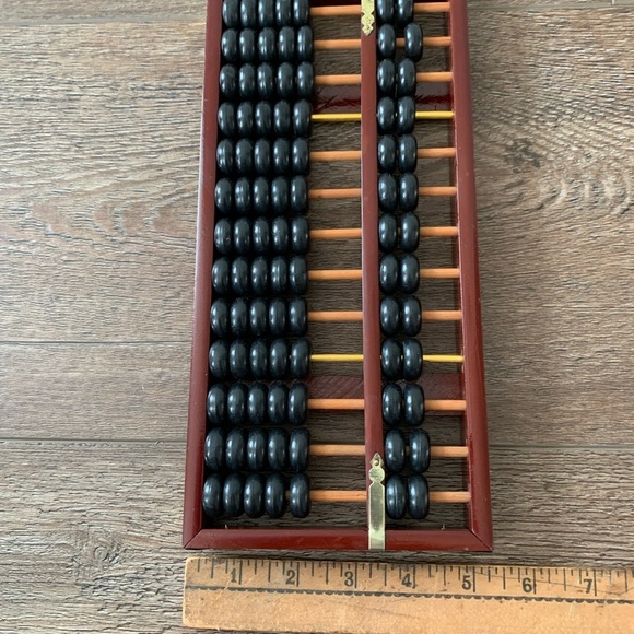 Vintage Abacus with Black Beads - Picture 5 of 6